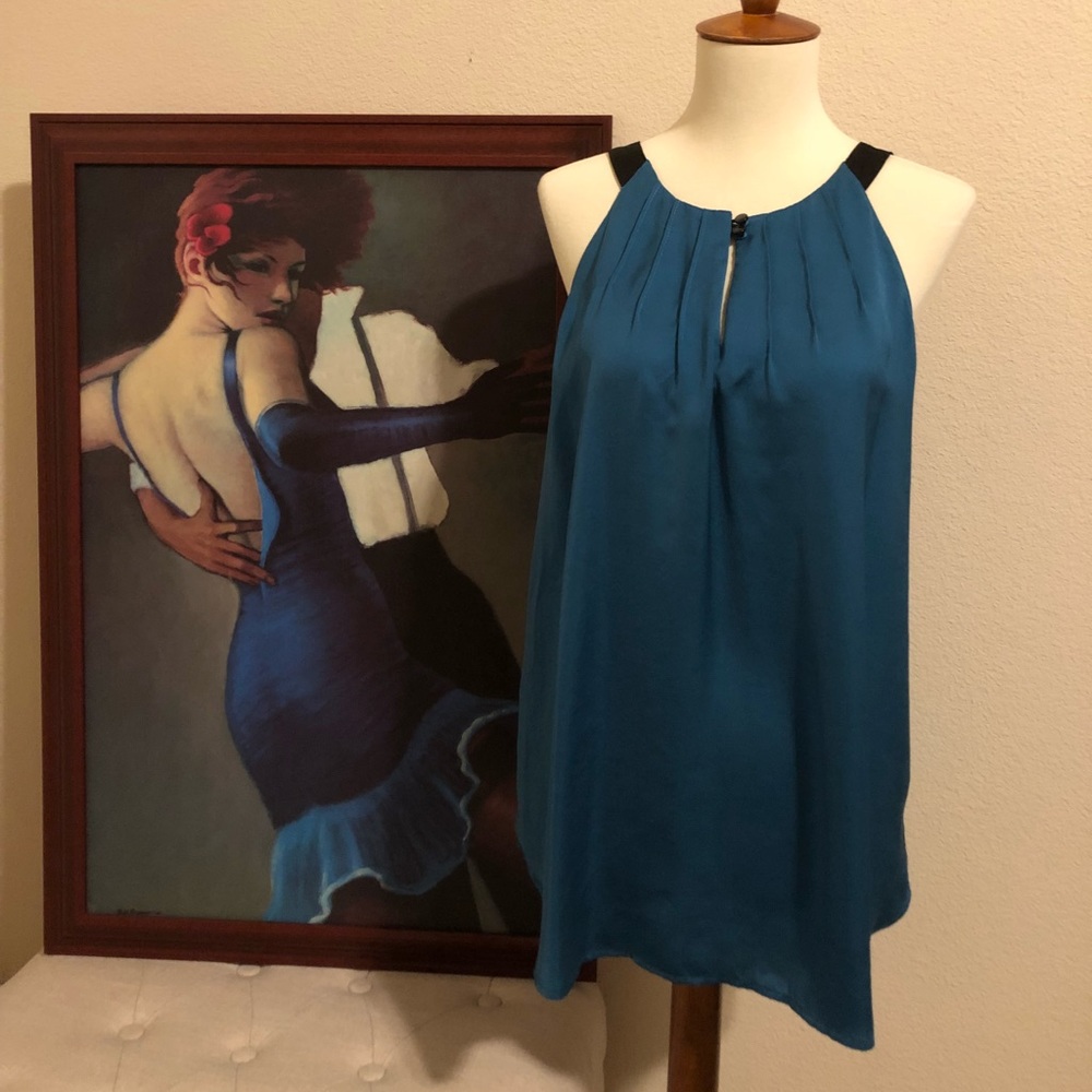 Halogen Teal Sleeveless Top
